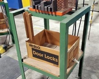 Air-Mite Hydraulic Punch, Mounted On Stand With Foot Pedal Controls 54" x 23" x 24"