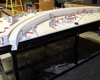 Vinyl Forming Table On Wheels Includes Jig System, 38" x 98" x 50"