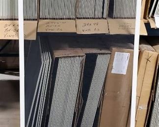 Screenco Beige Vinyl Aluminum Casement Insect Screens, Qty 212, Various Sizes