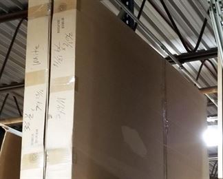 Screenco White Rolling Screen Patio Doors, 36.5" x 79 13/16", Qty 10, New in Box