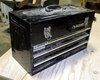 Husky Portable 3 Drawer Toolbox, 12" x 20" x 9"
