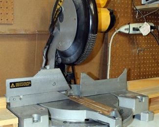 DeWalt 12" Electric Compound Miter Saw, Model DW705, Includes Motor Brushes