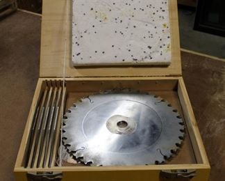12" Dado Blade Set, In Wood Case