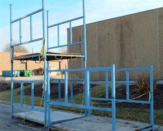 Heavy Duty, Steel, Forklift Stackable Storage Racks 80" x 90" x 63", Qty 3