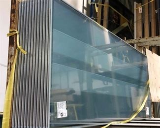 Double Pane Glass Window Panels, 28" x 76", Qty 12