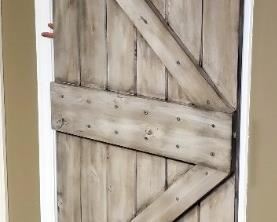 Interior Barn Door, 36", With Hardware 80" Long