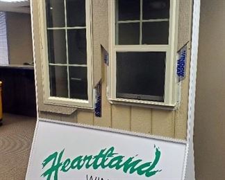 Large Rolling Window Display, 65" x 80.25" x 26"
