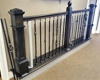 WM Coffman Stair Parts Display, 103" x 49" x 12"