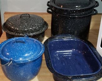 Spatter ware pots & pans