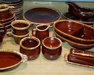 Many Hull pottery pieces