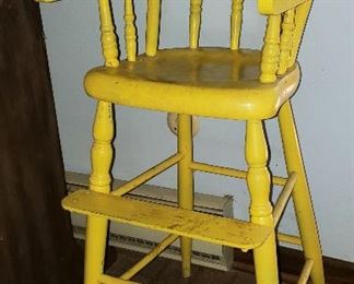 Vintage high chair