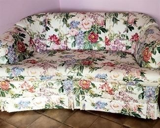 The other floral love seat