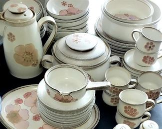 Nice set of dishes including tureen, coffee pot, salt & pepper