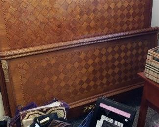 Queen size headboard, footboard