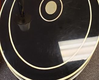 J Robert Scott Black lacquered Coffee table