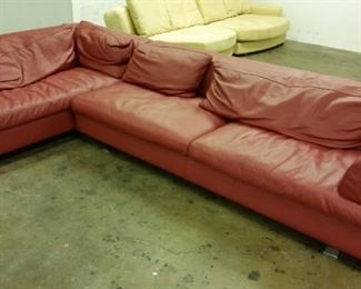 Roche Bubois Red Leather Sectional