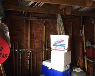 Shed full of garden items