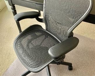 $450 - Herman Miller Aeron office chair; 40” H x 27”W x 19” D 