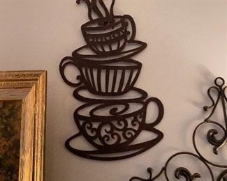 3 Stacked Coffee Mug Wall Art