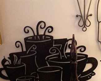 Pile of Coffee Metal Wall Art