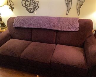 Purple Lazy Boy Couch