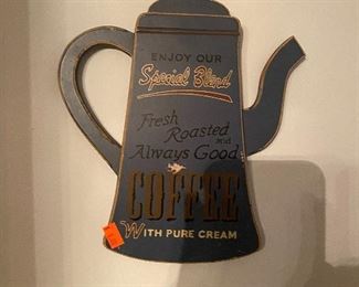 Coffee pot sign