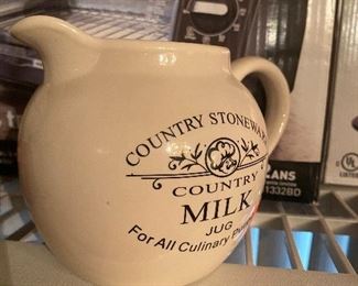 Ceramic milk jug