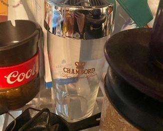 Chambord glass shaker