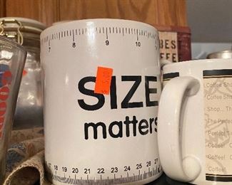 Size matters mug