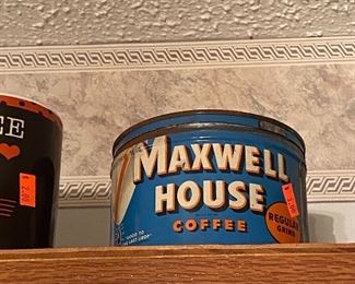 Maxwell house tin