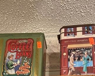 coffee tins