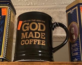 God made coffee mug