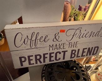 Coffee & Friends Wall Art