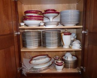 Limoge dinnerware set