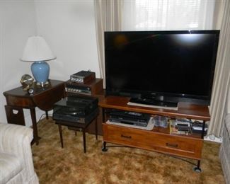 Large TV , loads of electronics ,