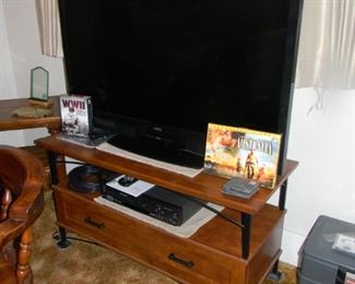Large TV , loads of electronics