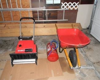Toro blower /wheel barrow