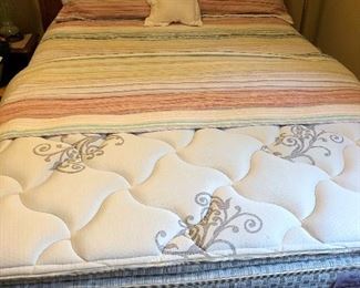 Full mattress/springs - like new, full sized antique bed 