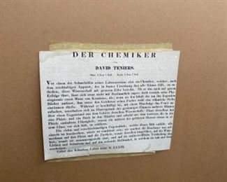 Der Chemiker David Teniers