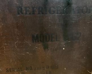 Refrigeration Model 62
