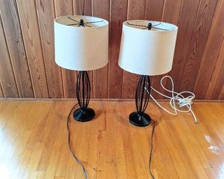 Pair of 28.5 lamps.  $50