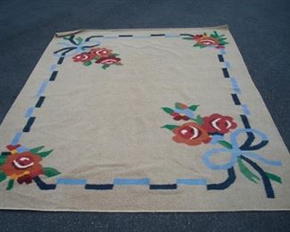 Large Floral Room Size Carpet