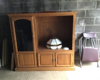 Oak Entertainment/ Media Cabinet 