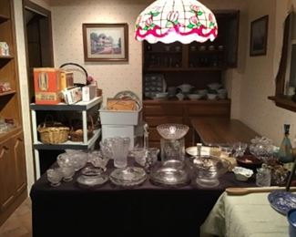 Cut Glass, Crystal, Orrefors, Silver Overlay