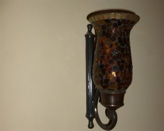 Candle holder wall sconce (one of a pair)