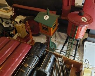 Toy train items