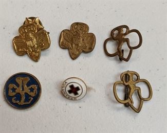 Vintage Girl Scout Pins
