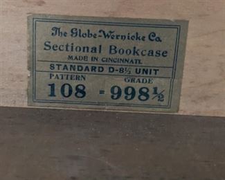 Globe Wernicke Bookcase