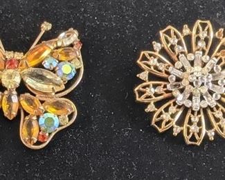 Costume Jewelry: Brooches
