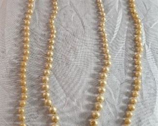 REMOVED BY FAMILY (SORRY ) Pearl Necklaces